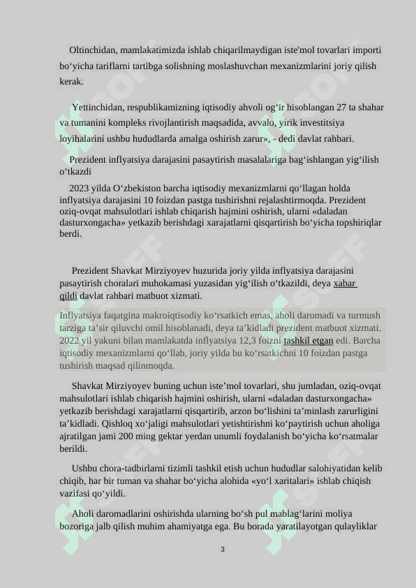O'zbekistonda inflyatsiyaning sabablari va   xususiyatlari 3