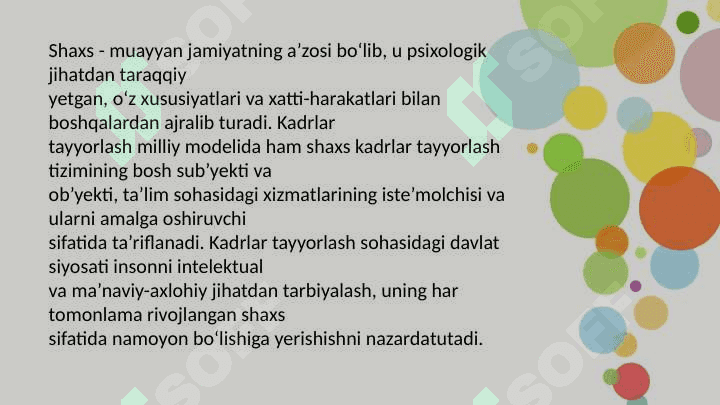 Shaxs ijtimoiylashuvida muhitning taʼsiri 5