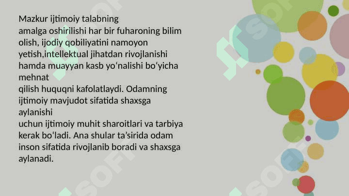 Shaxs ijtimoiylashuvida muhitning taʼsiri 6