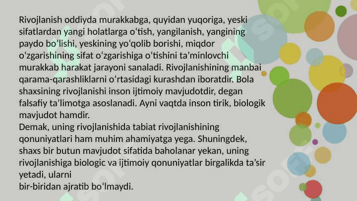 Shaxs ijtimoiylashuvida muhitning taʼsiri 7