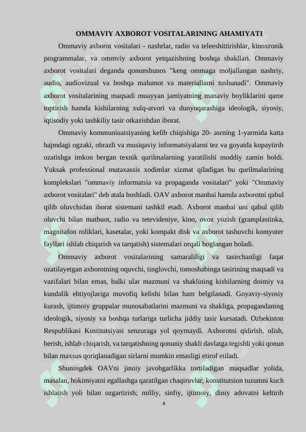 Ommaviy axborot vositalarining talaba identitet xulq-atvoriga tasirining ijtimoiy psixologik ta’siri 4