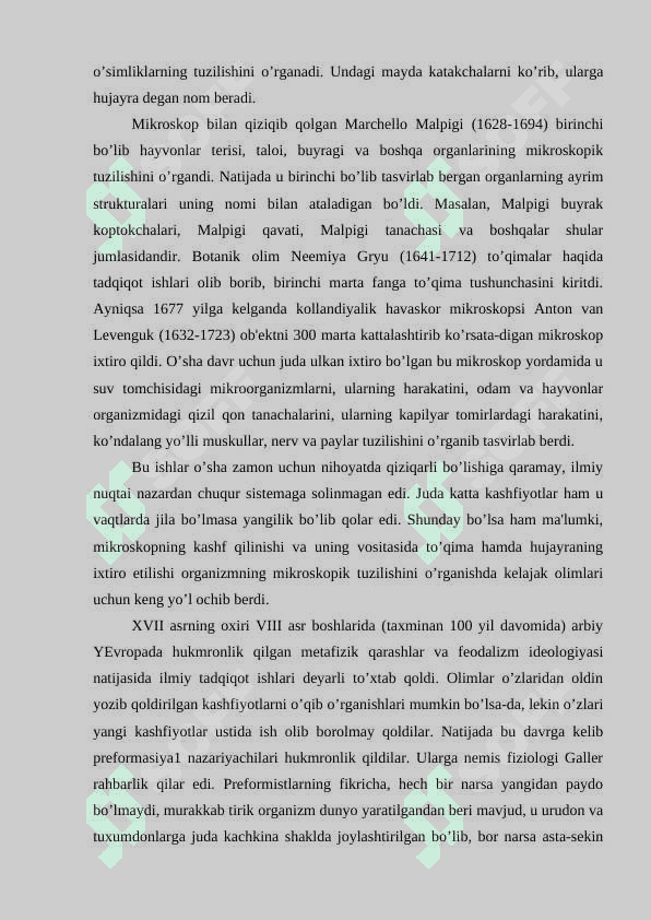 Gistologiya fani tarixi. Gistologik uslublar, to’qimalar to’g’risida zamonaviy ma’lumotlar referat 3