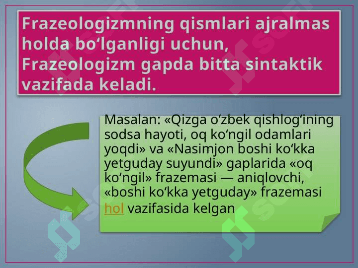 FRAZEOLOGIZM 6