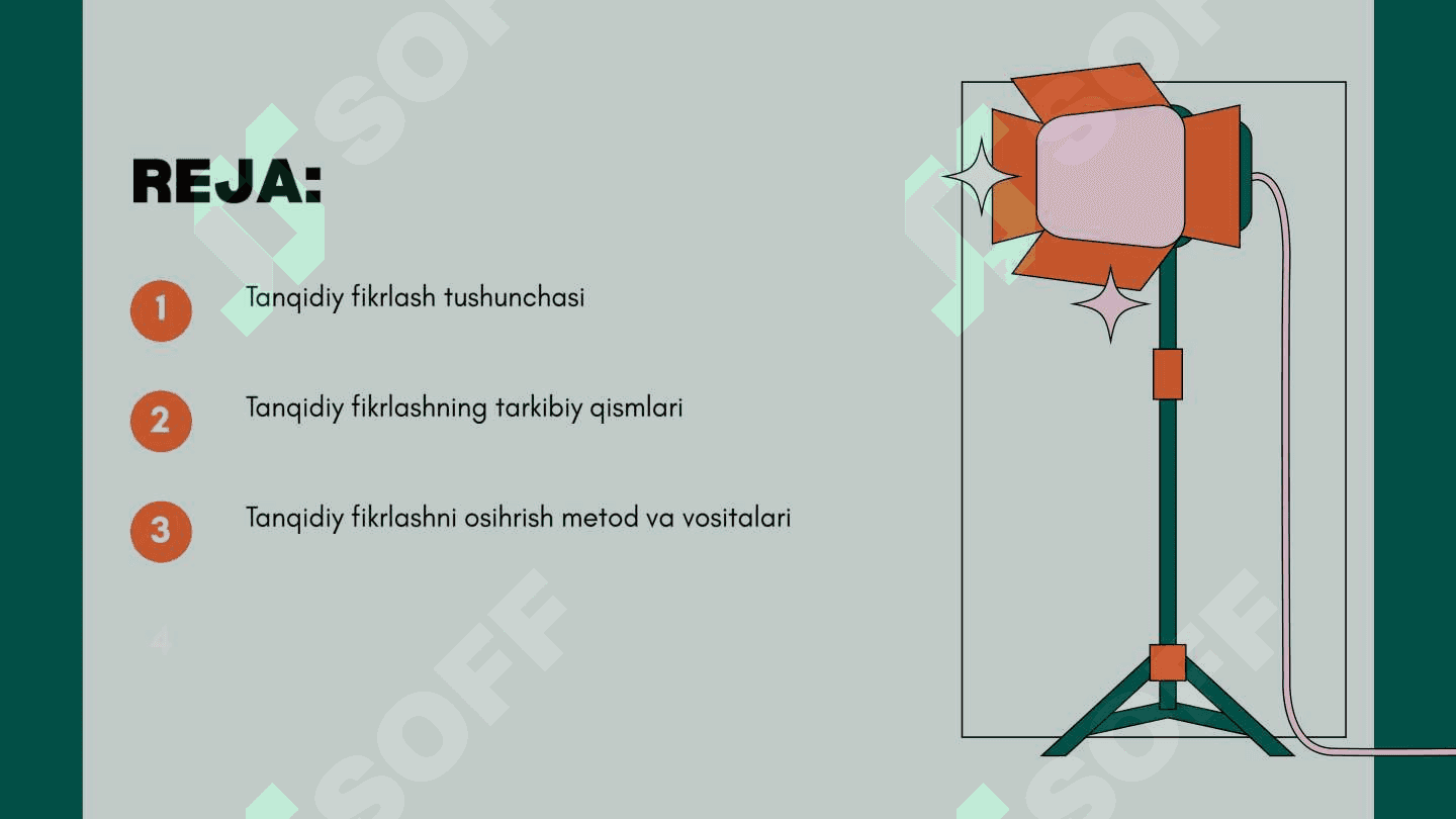 Tanqidiy fikrlash va uni rivojlantirish 2