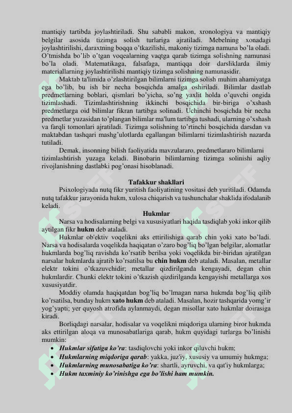 TAFAKKUR Tafakkur haqida tushuncha 8