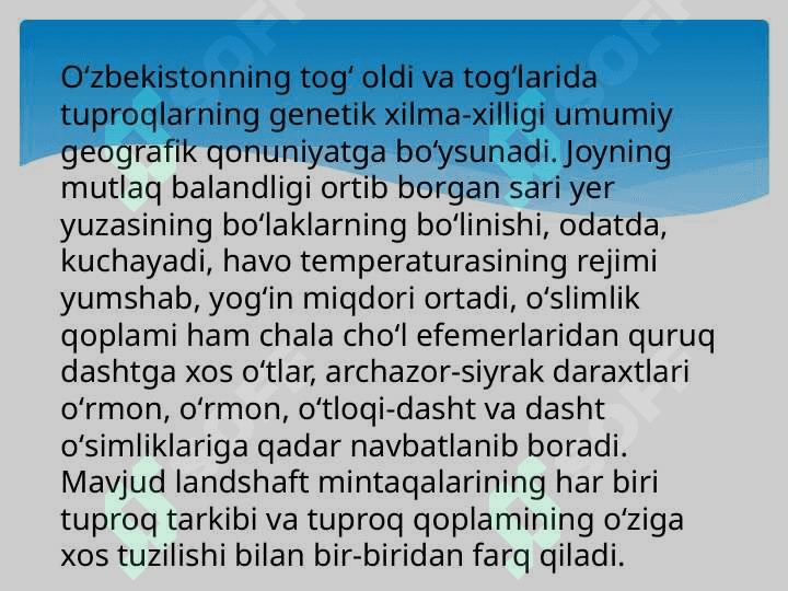 O‘ZBEKISTON SHAROITIDA VERTIKAL MINTAQALAR 4