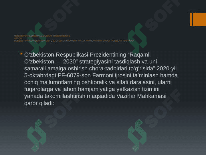 OCHIQ TURDAGI AXBOROT BAZALARI BILAN ISHLASH 3