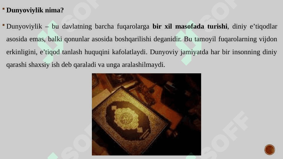 Jamiyat hayotida dunyoviylik va diniylik mutanosibligi 4