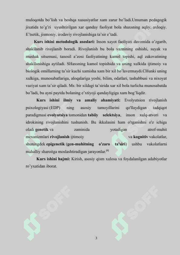 SHAXSINI EVOLYUTSION JIHATDAN RIVOJLANISHI SHAXS NAZARYALARIGA ZAMONAVIY QARASHLAR TAHLILI 3
