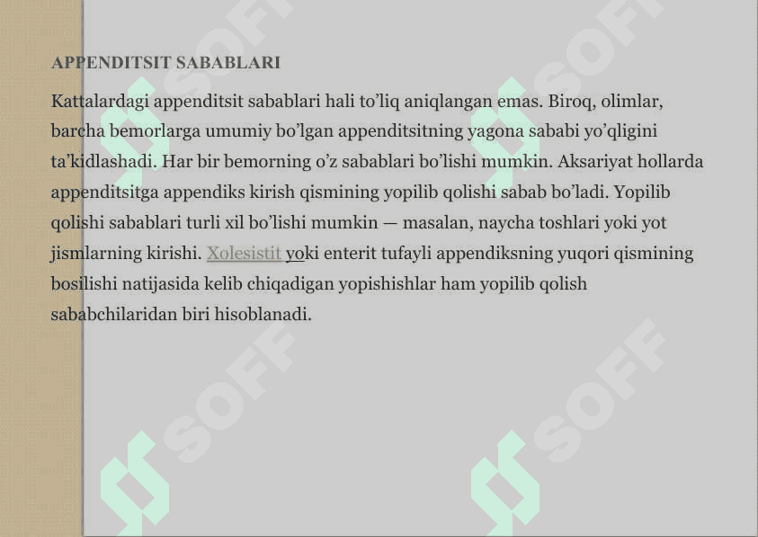 O'TKIR OPENDITSITNING YOSH BOLALARDA VA QARIYALARDA KECHISHINING O'ZIGA XOSLIGI 8
