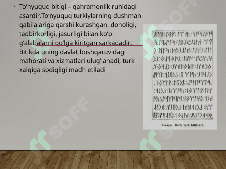 Turkiy bitiklarda  davlatchilik g’oyalari 7