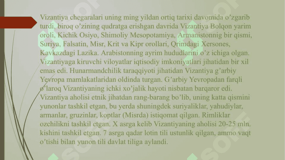 Vizantiya sivilizatsiyasi 3