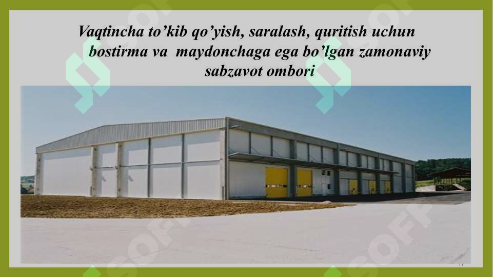 Qishloq xo‘jalik mahsulоtlarni qayta ishlash va saqlash 6