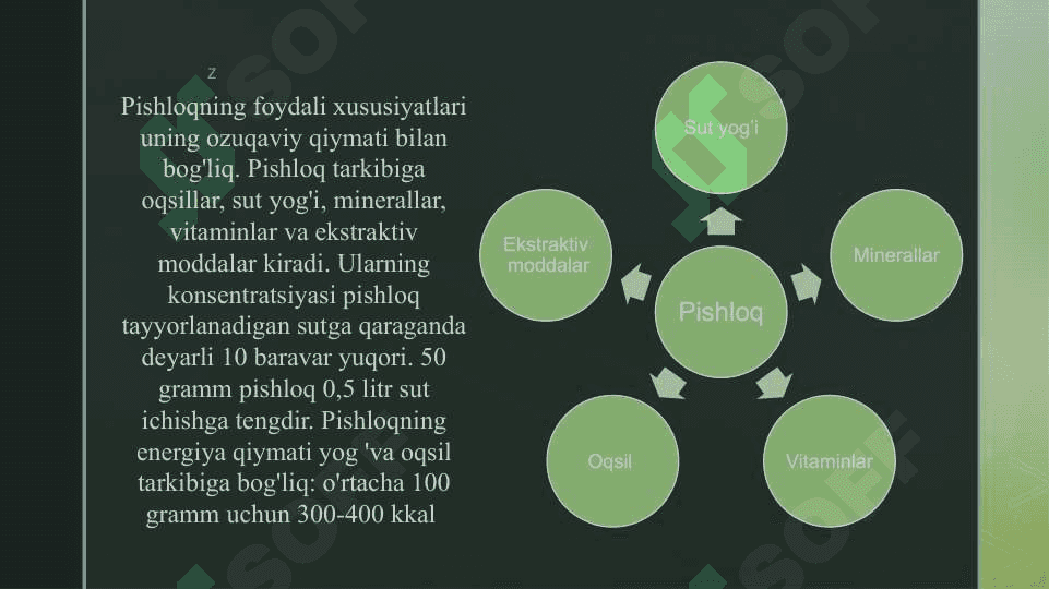 Mahsulot tarkibidagi moddalarning saqlanilishi 7