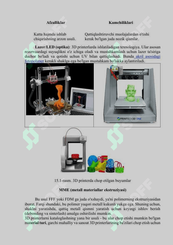 DETALLARNI 3D TEXNOLOGIYASI YORDAMIDA TAYYORLASH 2