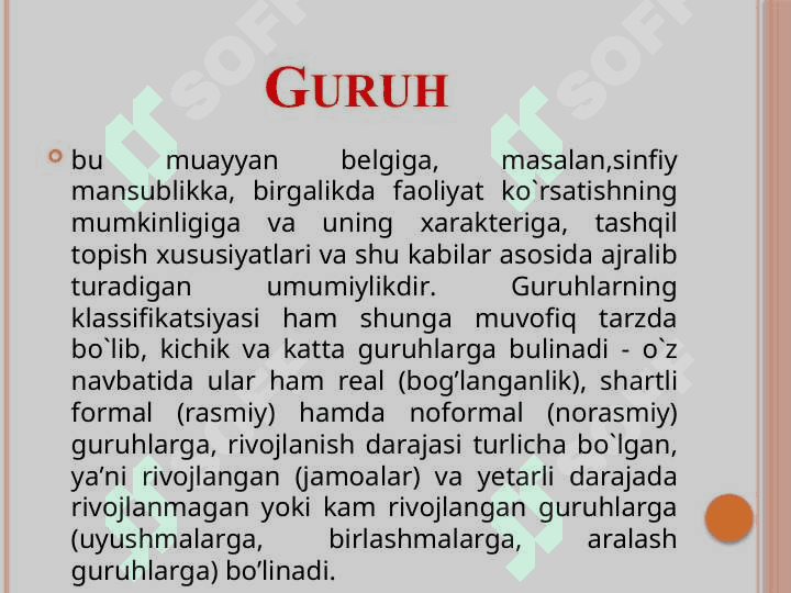 Barqaror rivojlanish jarayonida ishchi guruhlarda ishtirok etish 6