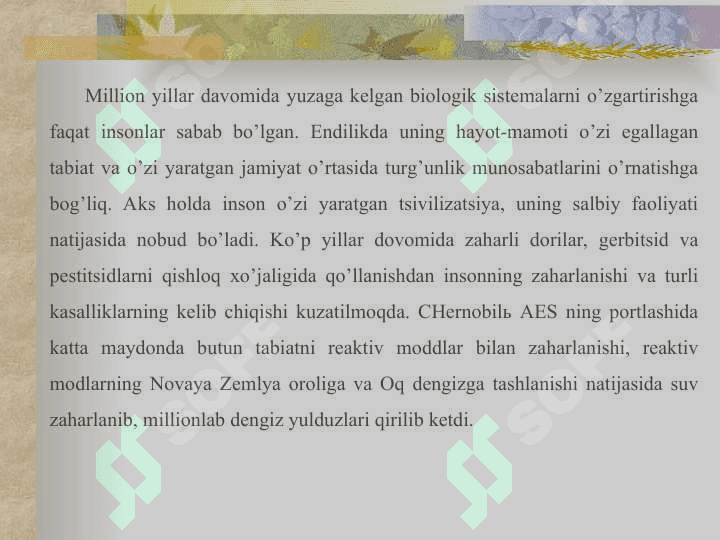 Biosferaning insonga ta’siri 4