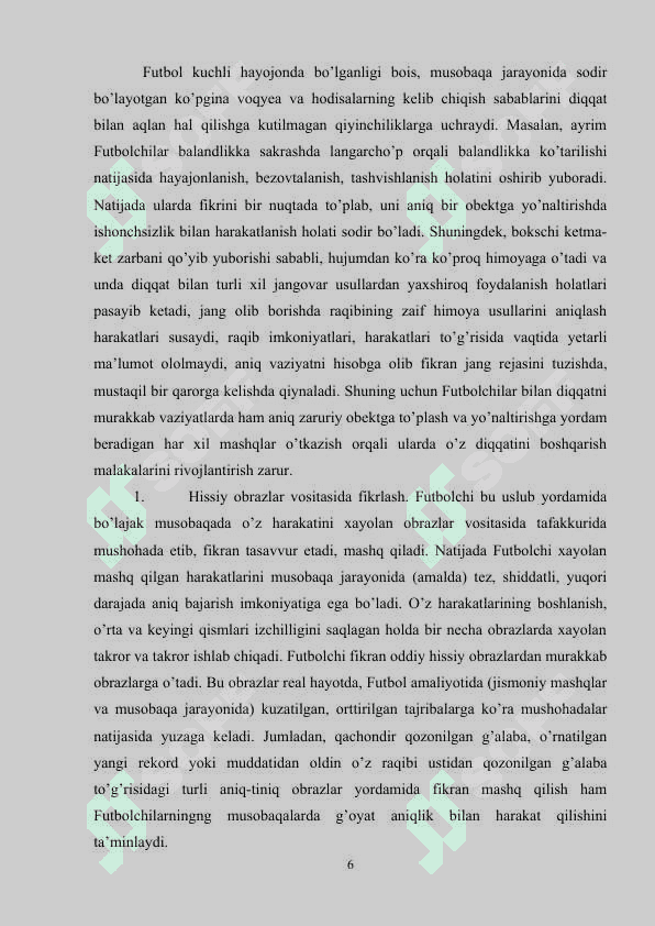FUTBOLCHILARNING MUSOBOQA OLDI MUSOBOQAGA TAYYORLASHNING O’ZIGA XOS XUSUSIYATLARI 6