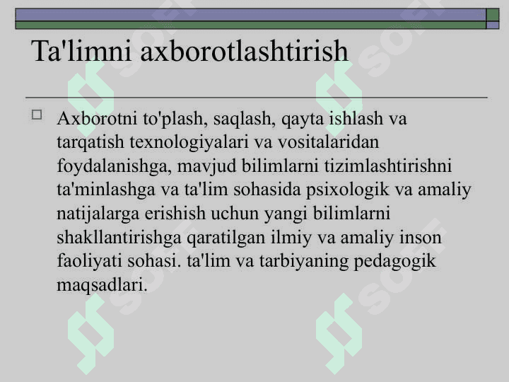 Ta'lim muassasasining axborot-kommunikatsiya ta'lim muhitini yaratishning uslubiy asoslari 2