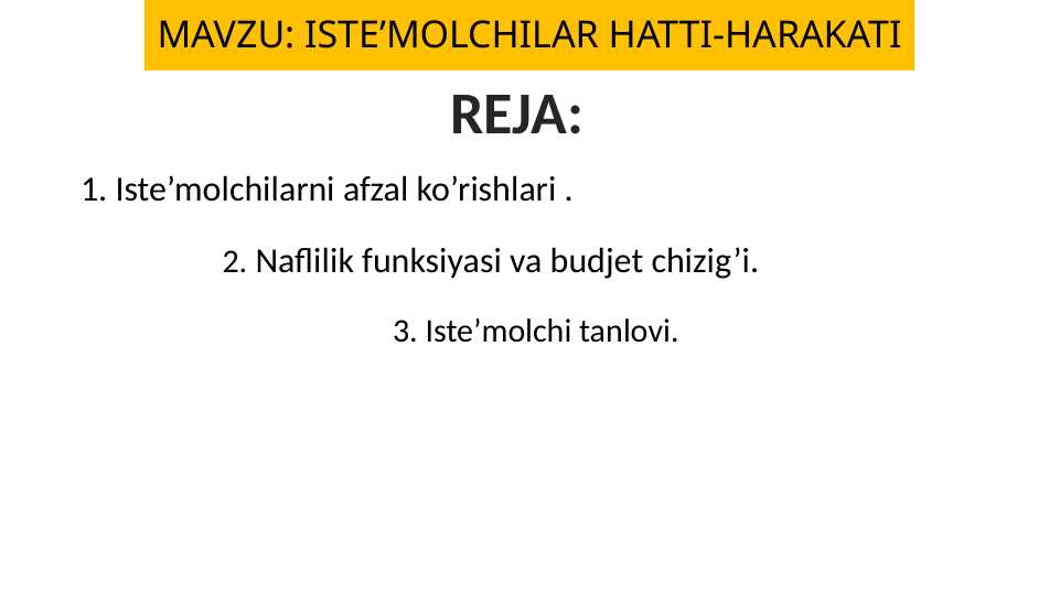 ISTE’MOLCHILAR HATTI-HARAKATI