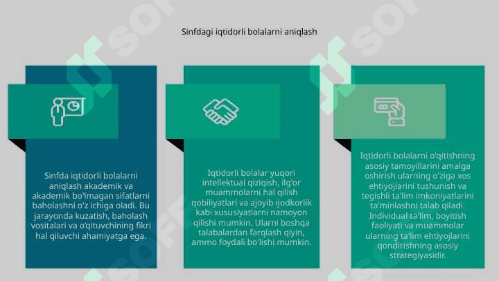 Iqtidorli bolalarni o'qitishning asosiy tamoyillari 5