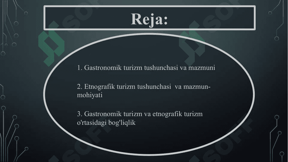 Gastronomik turizmning etnografik turizm bilan bog'liqligi 2