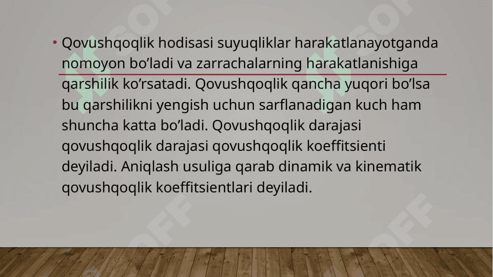 bioreologiya.biologik suyuqliklarning qovushqoqligi.klinikada qovushqoqlikdan foydalanish 4