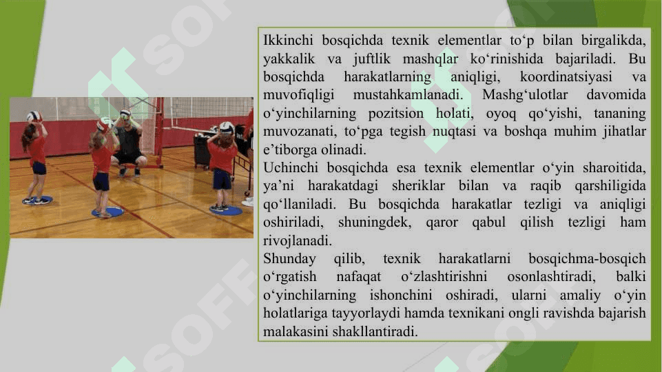 Voleybol o‘yinida tayyorgarlik turlarining o‘rni va ahamiyati 6