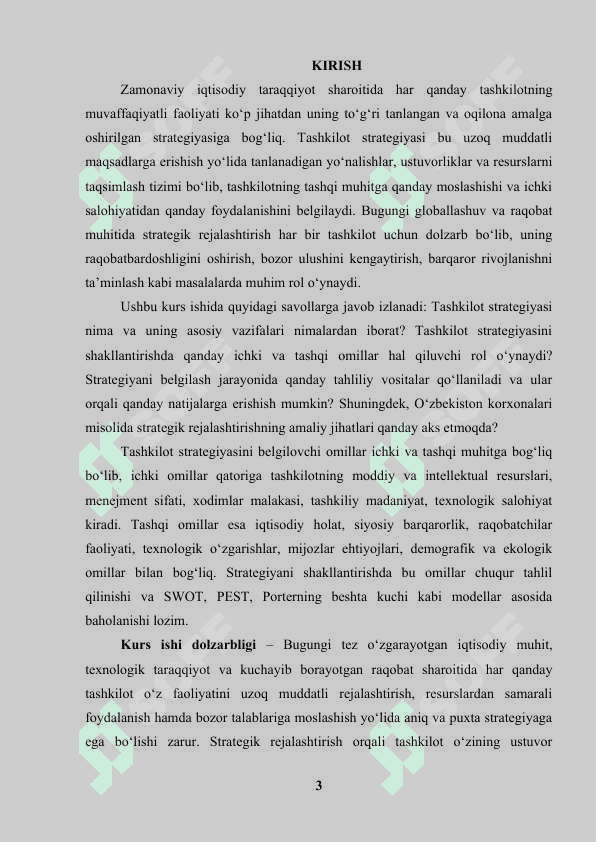 TASHKILOT STRATEGIYASINI BELGILOVCHI OMILLAR 3