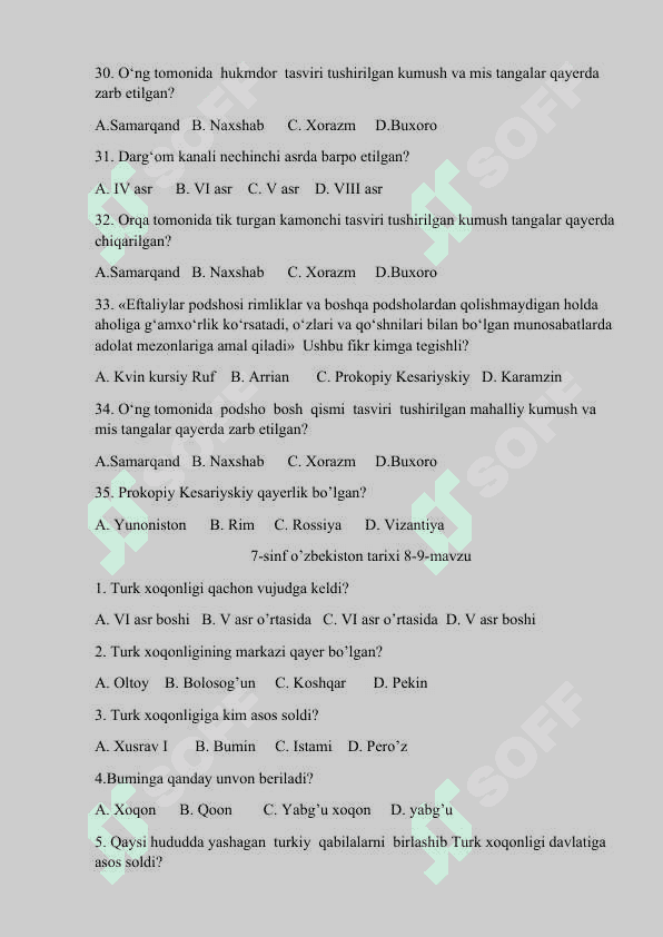7-sinf Oʻzbekiston tarixi 2022 8