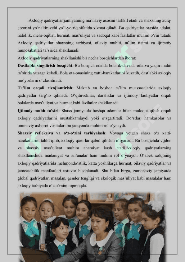 O‘quvchilari axloqiy tarbiyalashning konseptual asoslari 25 7