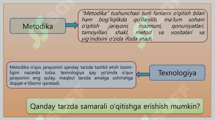 ONA TILI–O‘QISH SAVODXONLIGI VA UNI O‘QITISH METODIKASI 8