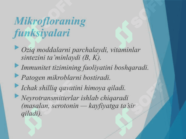 Mavzu: Ichaklar biotsenozi 5