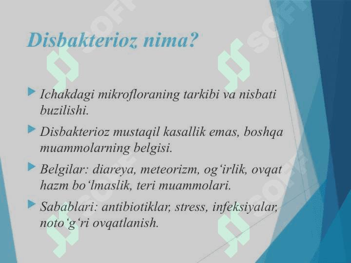 Mavzu: Ichaklar biotsenozi 7