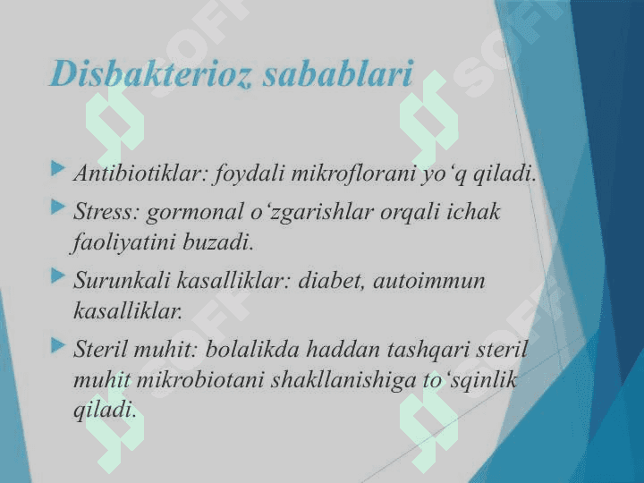 Mavzu: Ichaklar biotsenozi 8
