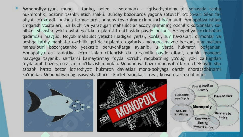 Monopoliyaning narxlarga ta’siri 4