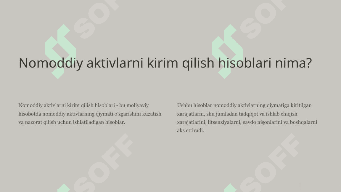 NOMODDIY AKTIVLARNI KIRIM QILISH HISOBI 2