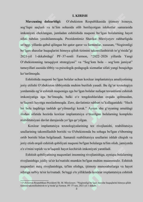 KOXLEAR IMPLANTLI ESHITISHIDA NUQSONI BO'LGAN BOLALAR REABILITATSIYASI 3