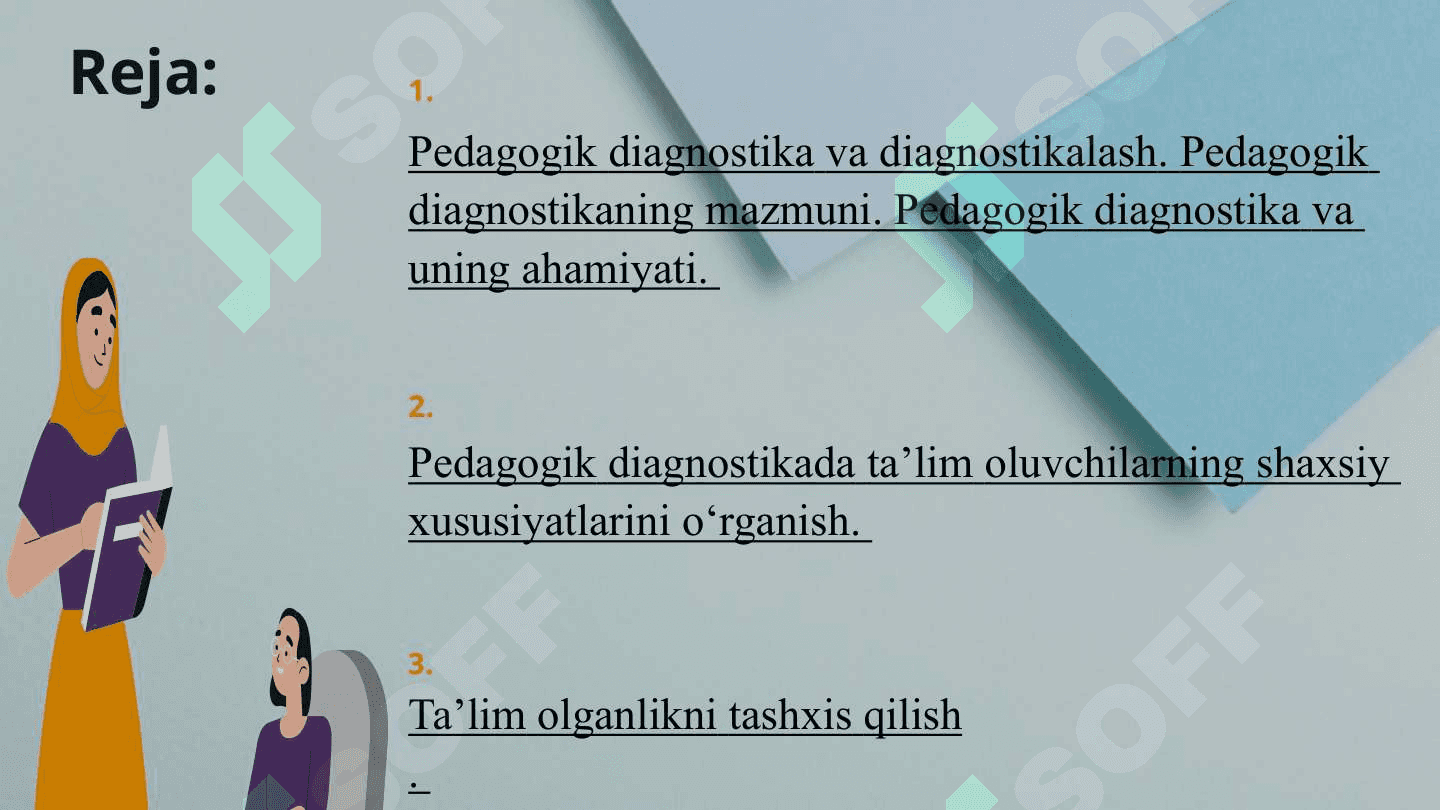 Pedagogik diagnostika 2