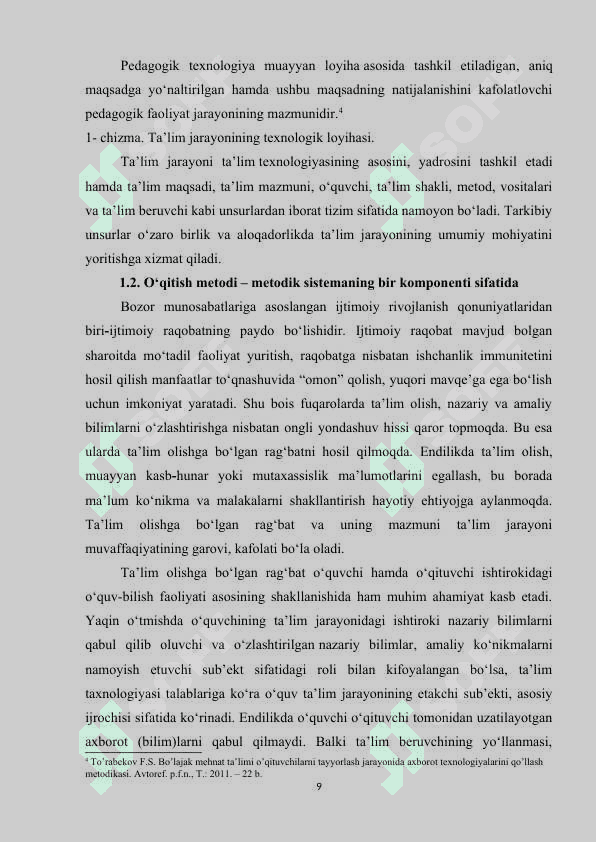 DARS JARAYONINI TASHKIL ETISH METODIKASI 8