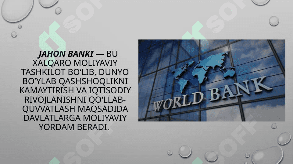 JAHON BANKI 2
