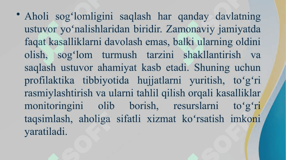 Profilaktika ishlarida qoʻllaniladigan hujjatlarni rasmiylashtirish 3