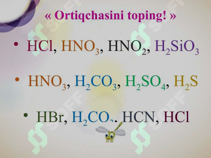 Kislotalarning  olinishi va xossalari 3