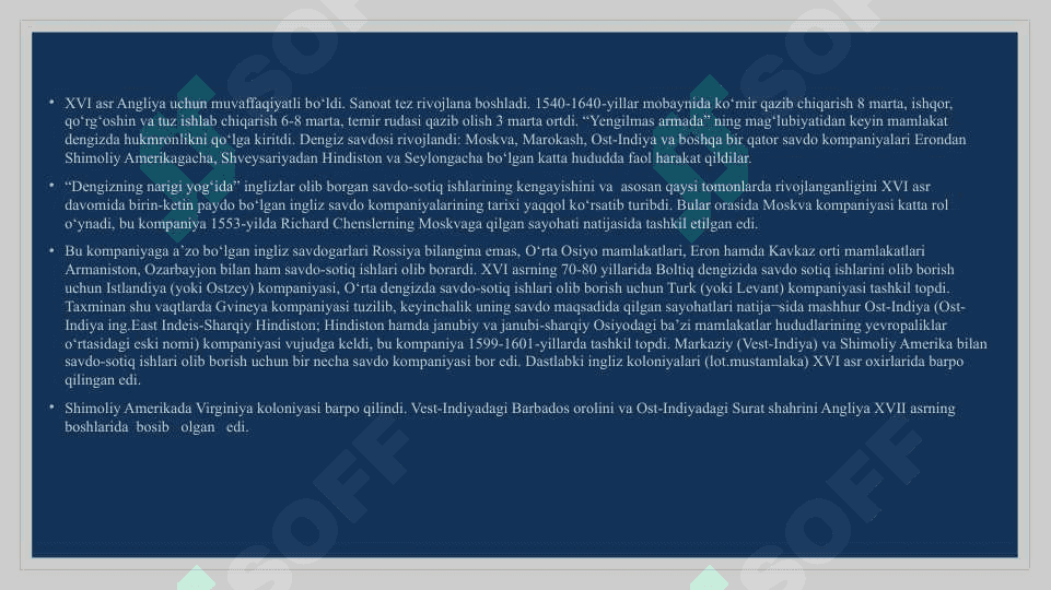 XVI-XVII asrlarda Angliya davlati 7