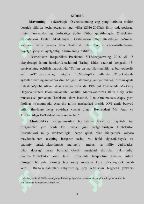 O’ZBEKISTON RESPUBLIKASINING MUSTAQILLIK YILLARIDA VATANIMIZ TARIXINI O’RGANISHGA BO’LGAN E’TIBOR..docx 2