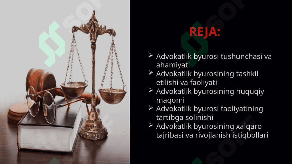 Advokatlik byurosining huquqiy maqom 2