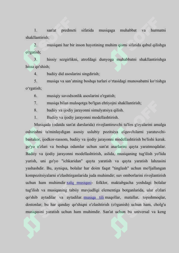 Musiqa va kampyuter texnologiyalaridan foydalangan holda bolaning musiqiy rivojlanishining oʻziga xos xususiyatlari 6