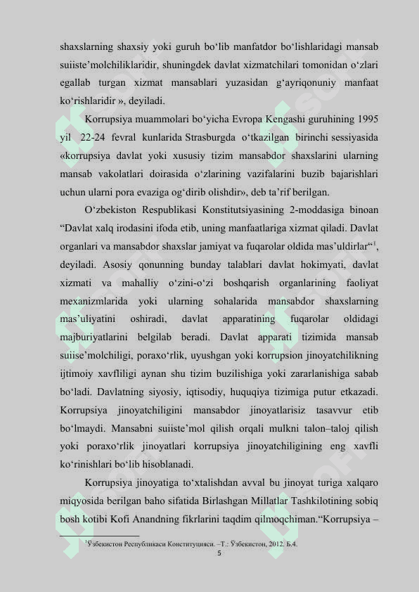 KORRUPSIYAGNA QARSHI KURASHISHNING G‘OYAVIY  XUQUQIY ASOSLARI 5