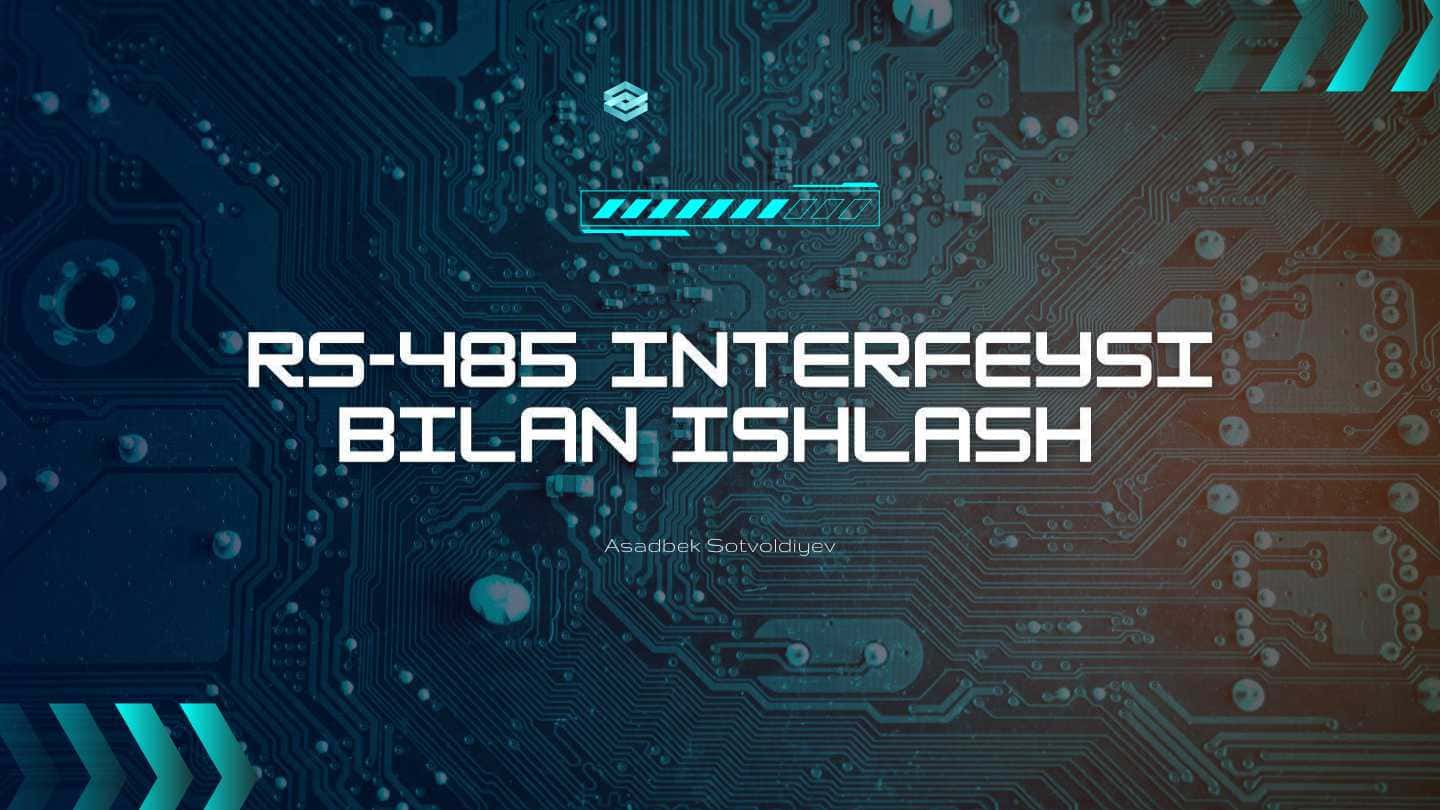 RS-485 interfeysi bilan ishlash taqdimot