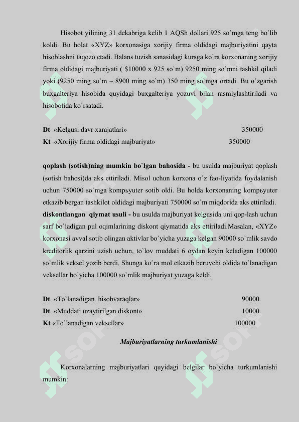 JORIY VA UZOQ MUDDATLI MAJBURIYATLAR 4